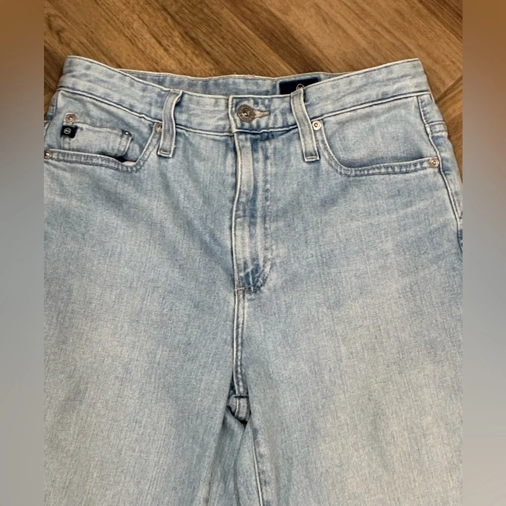 AG Adriano Goldshmied The Etta  High Rise Wide Leg Crop Jean Size 27 - Picture 2 of 11